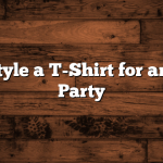 How to Style a T-Shirt for an Outdoor Party