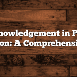 Acknowledgement in Paper Publication: A Comprehensive Guide