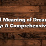 Biblical Meaning of Dreaming of Laundry: A Comprehensive Guide