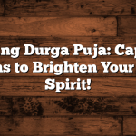 Celebrating Durga Puja: Captivating Captions to Brighten Your Festive Spirit!