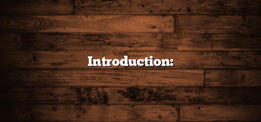 Introduction: