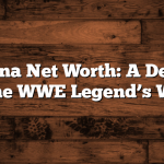 John Cena Net Worth: A Deep Dive into the WWE Legend’s Wealth