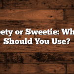 My Sweety or Sweetie: Which One Should You Use?