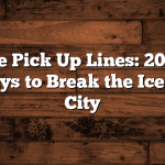 Nashville Pick Up Lines: 20 Fun and Flirty Ways to Break the Ice in Music City