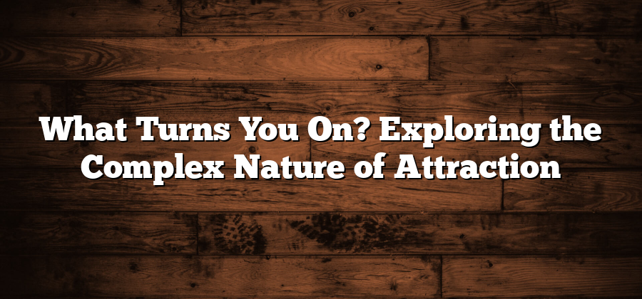 What Turns You On? Exploring the Complex Nature of Attraction