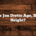 What is Jon Dretto Age, Bio, and Height?