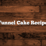 Funnel Cake Recipe