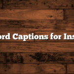 Two-Word Captions for Instagram